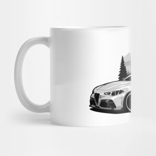 White Giulia Mountains Mug